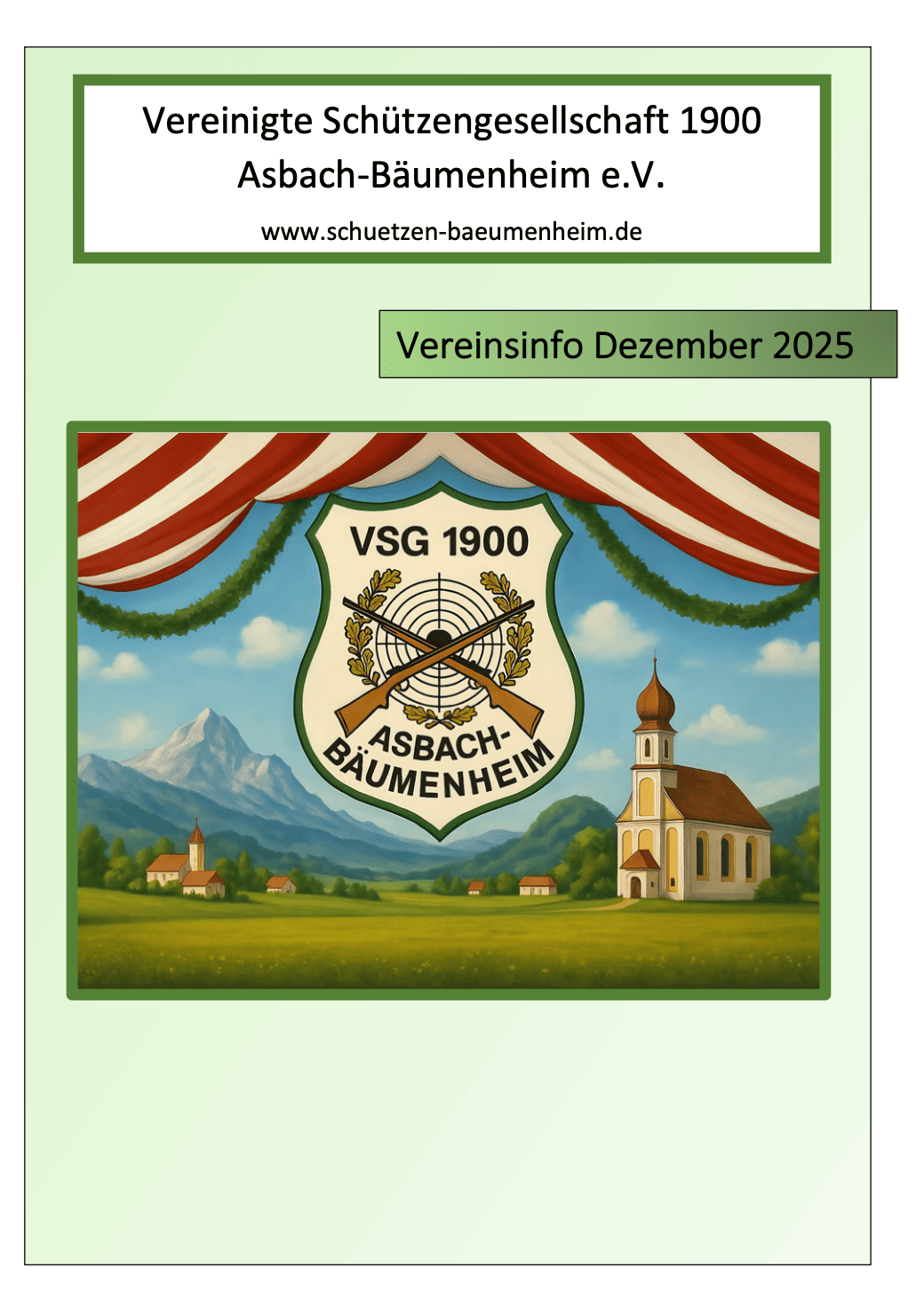 Mehr über den Artikel erfahren Neue VSG Info Dezember 2025!