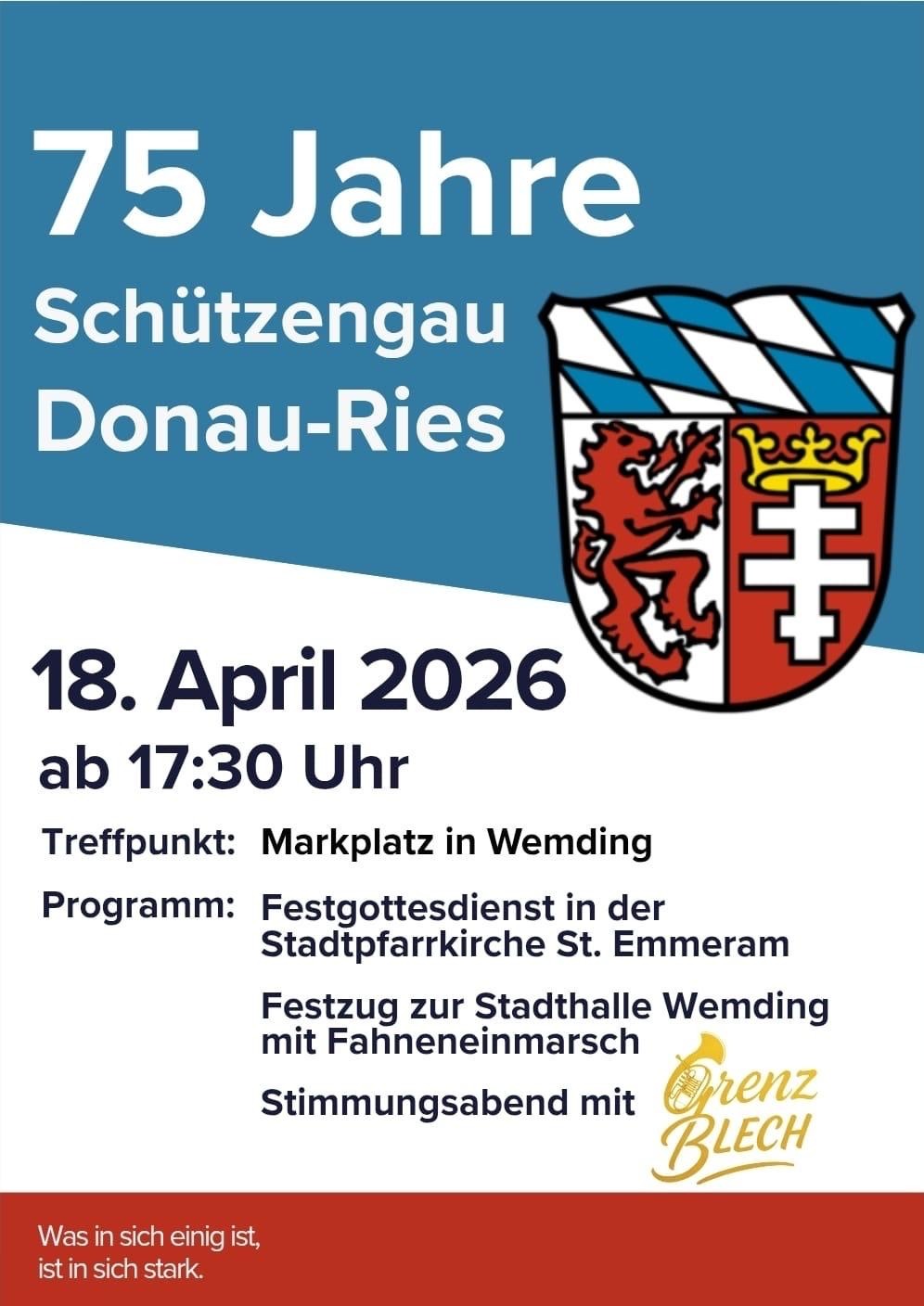Mehr über den Artikel erfahren 75 Jahre Schützengau Donau Ries – Busfahrt