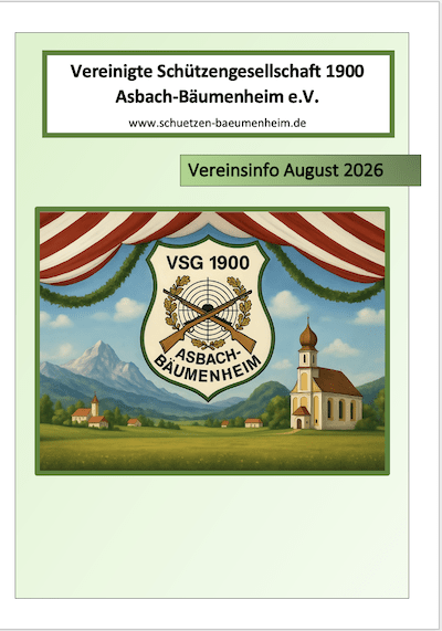 Mehr über den Artikel erfahren Neue VSG Info August 2026!